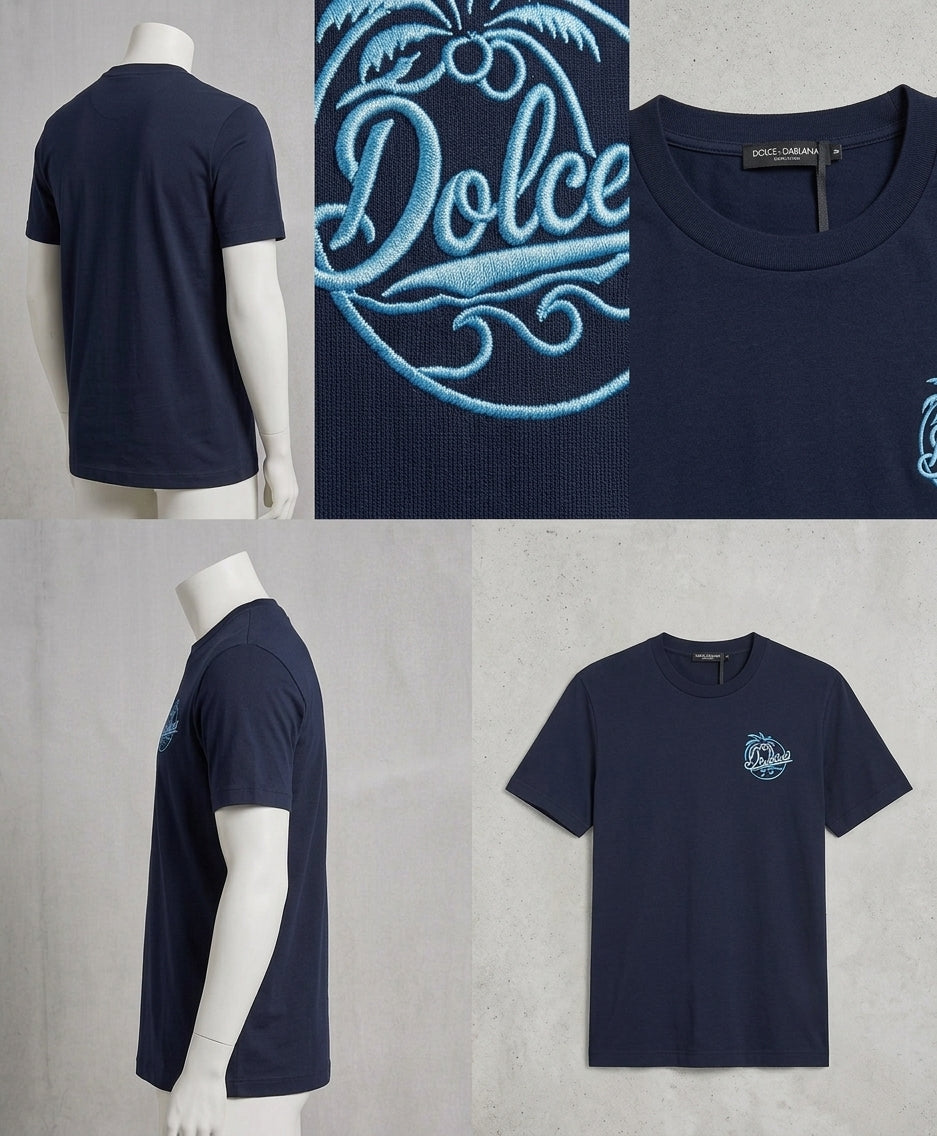 Dolce & Gabbana Dream Embroidered Logo T-Shirt