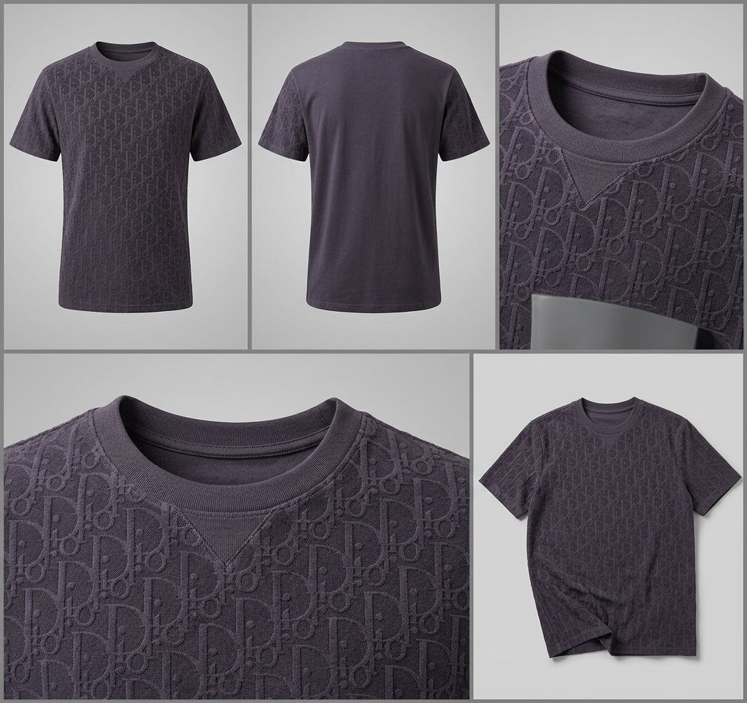 Dior Oblique Relaxed-Fit T-Shirt - Rose Violet