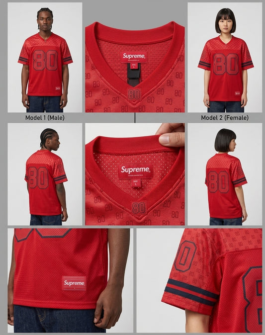 Supreme Monogram Football Jersey