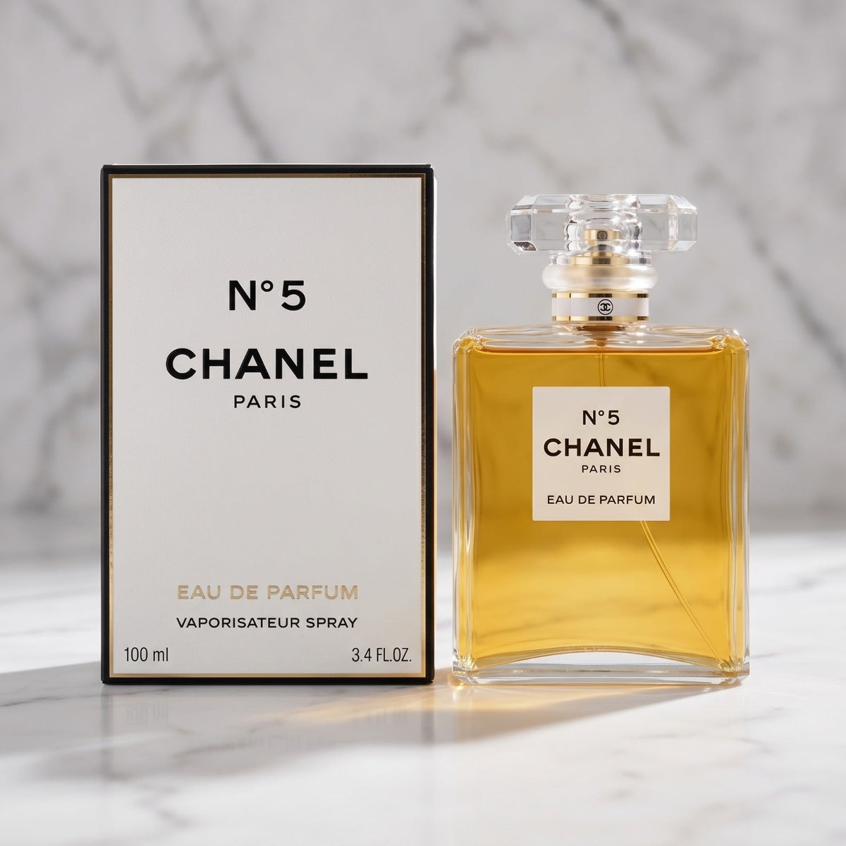CHANEL N°5 Eau de Parfum 100ml / 3.4 oz Women's Fragrance Spray