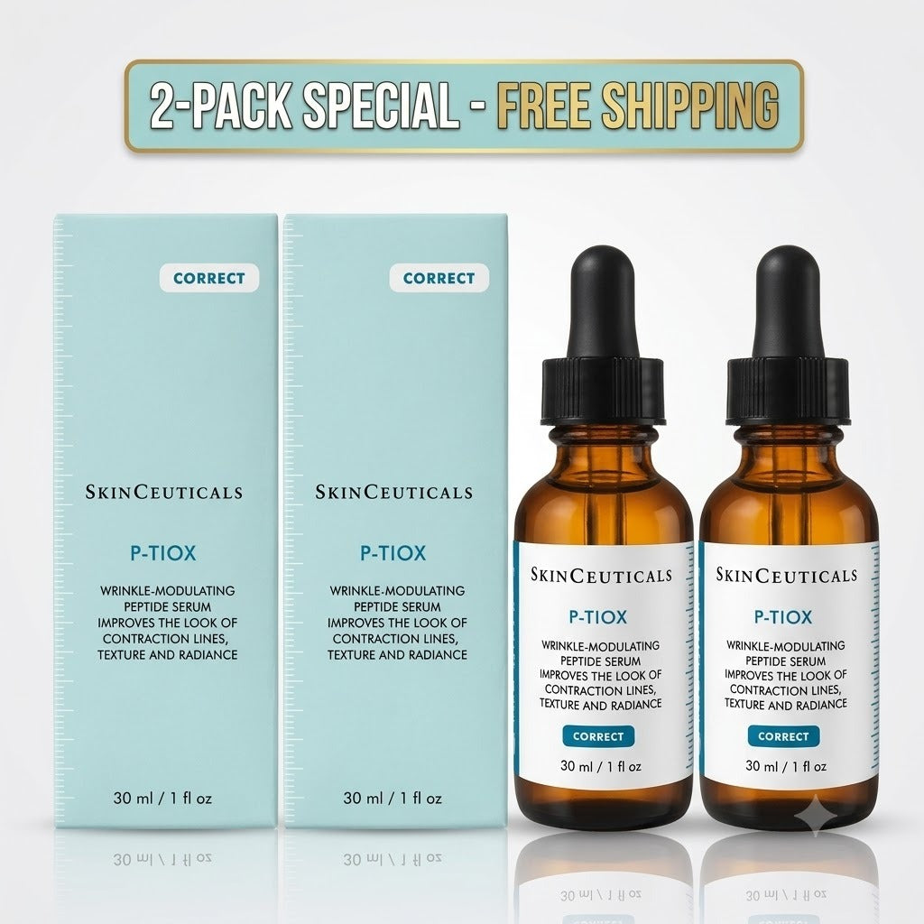 SkinCeuticals P-TIOX Anti-Wrinkle Peptide Serum 2-Pack – 30ml Each