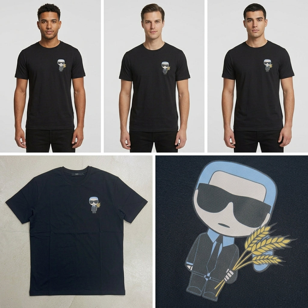 Karl Lagerfeld Virgo Graphic Print T-Shirt