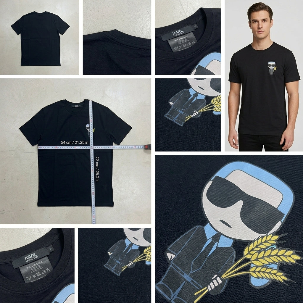 Karl Lagerfeld Virgo Graphic Print T-Shirt