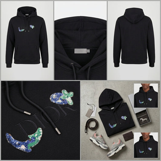 Christian Dior x Kenny Scharf Graphic Hoodie