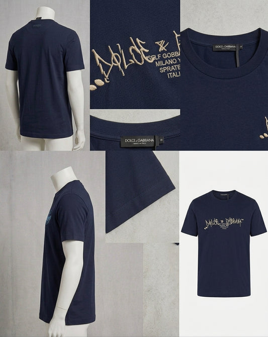 Dolce & Gabbana Dream Embroidered Logo T-Shirt