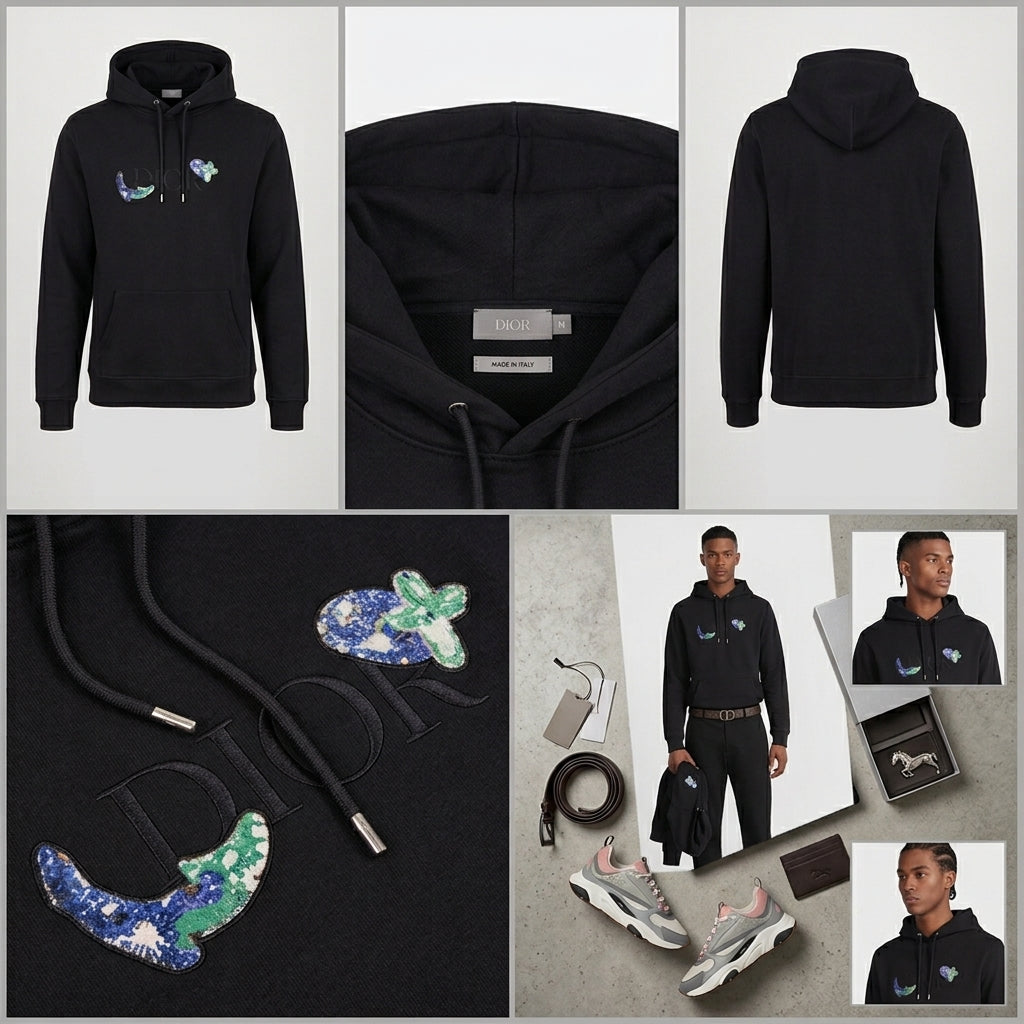 Christian Dior x Kenny Scharf Graphic Hoodie