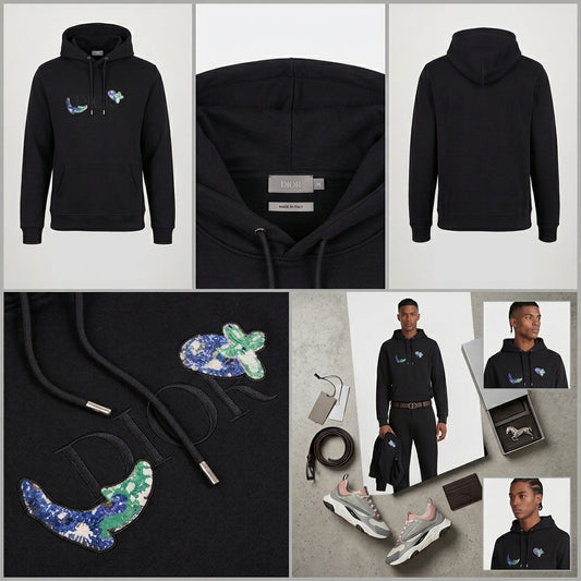 Christian Dior x Kenny Scharf Graphic Hoodie