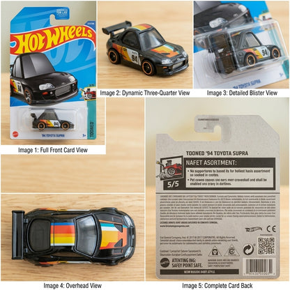 Hot Wheels 'Tooned '94 Toyota Supra Black