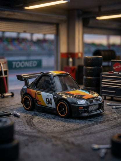 Hot Wheels 'Tooned '94 Toyota Supra Black