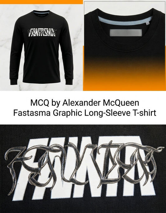 McQ by Alexander McQueen Fantasma Graphic Print T-Shirt