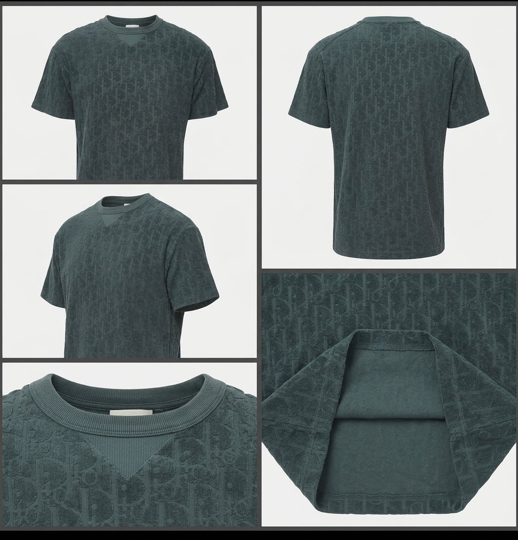 Dior Oblique Relaxed-Fit T-Shirt - Grey