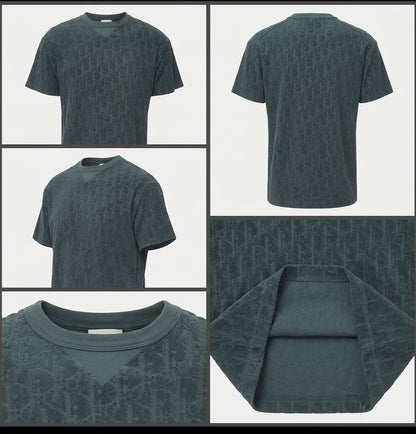 Dior Oblique Relaxed-Fit T-Shirt - Grey