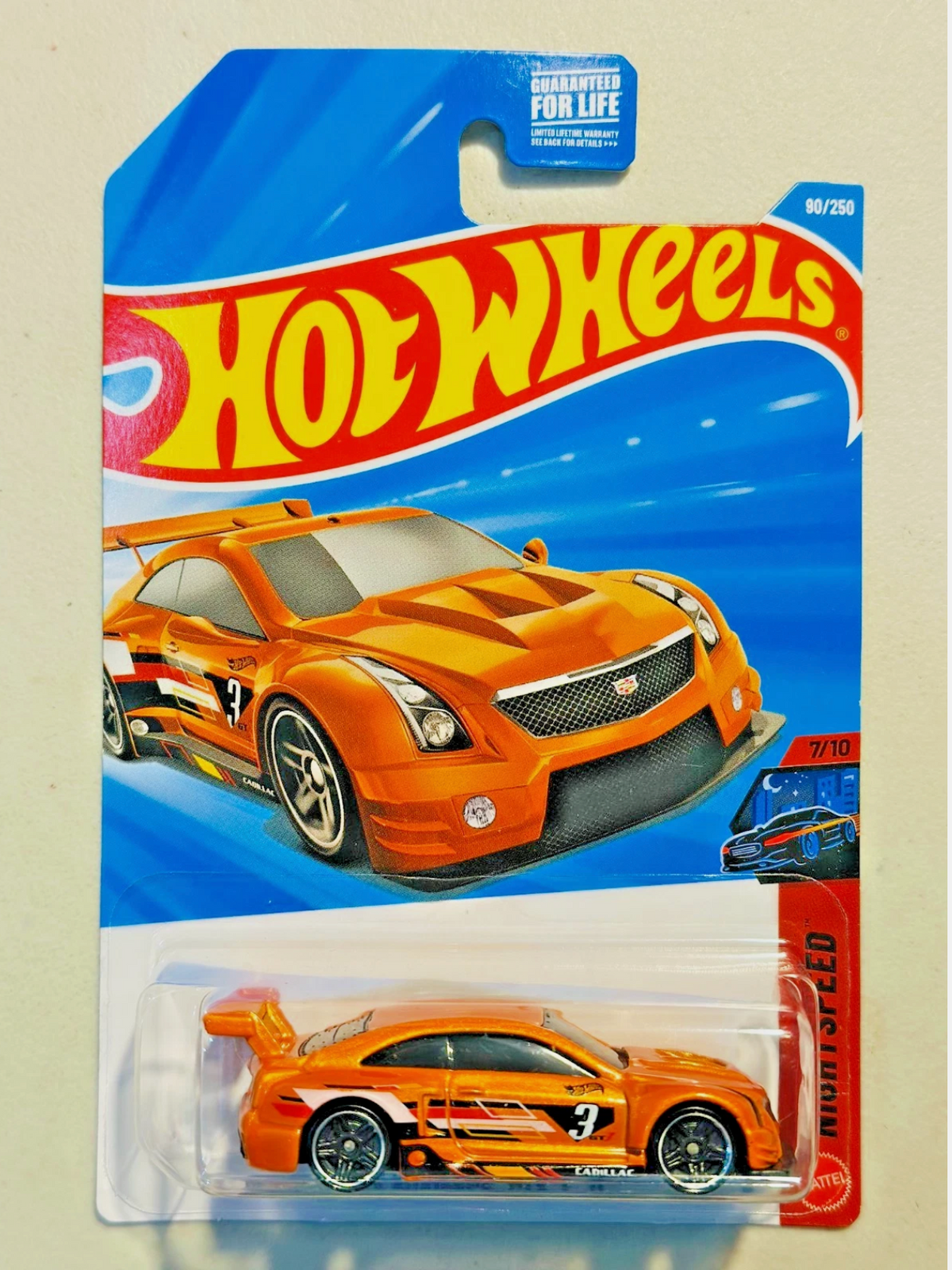 Hot Wheels '16 CADILLAC ATS-V R ORANGE