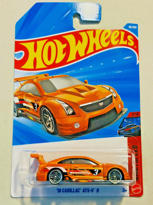 Hot Wheels '16 CADILLAC ATS-V R ORANGE