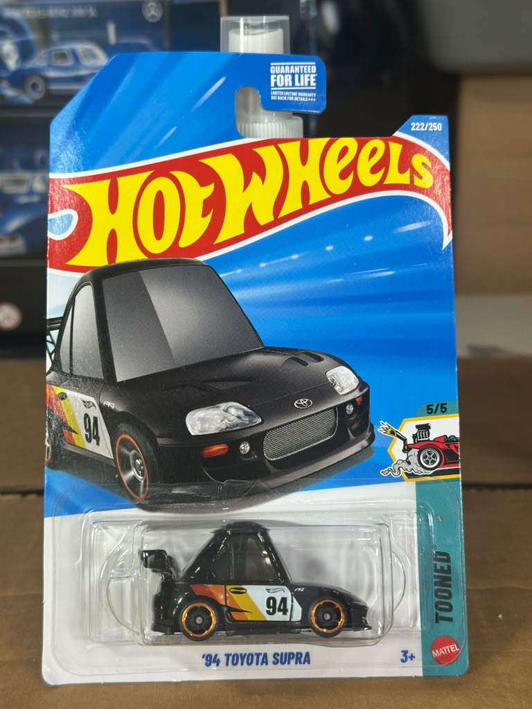 Hot Wheels 'Tooned '94 Toyota Supra Black