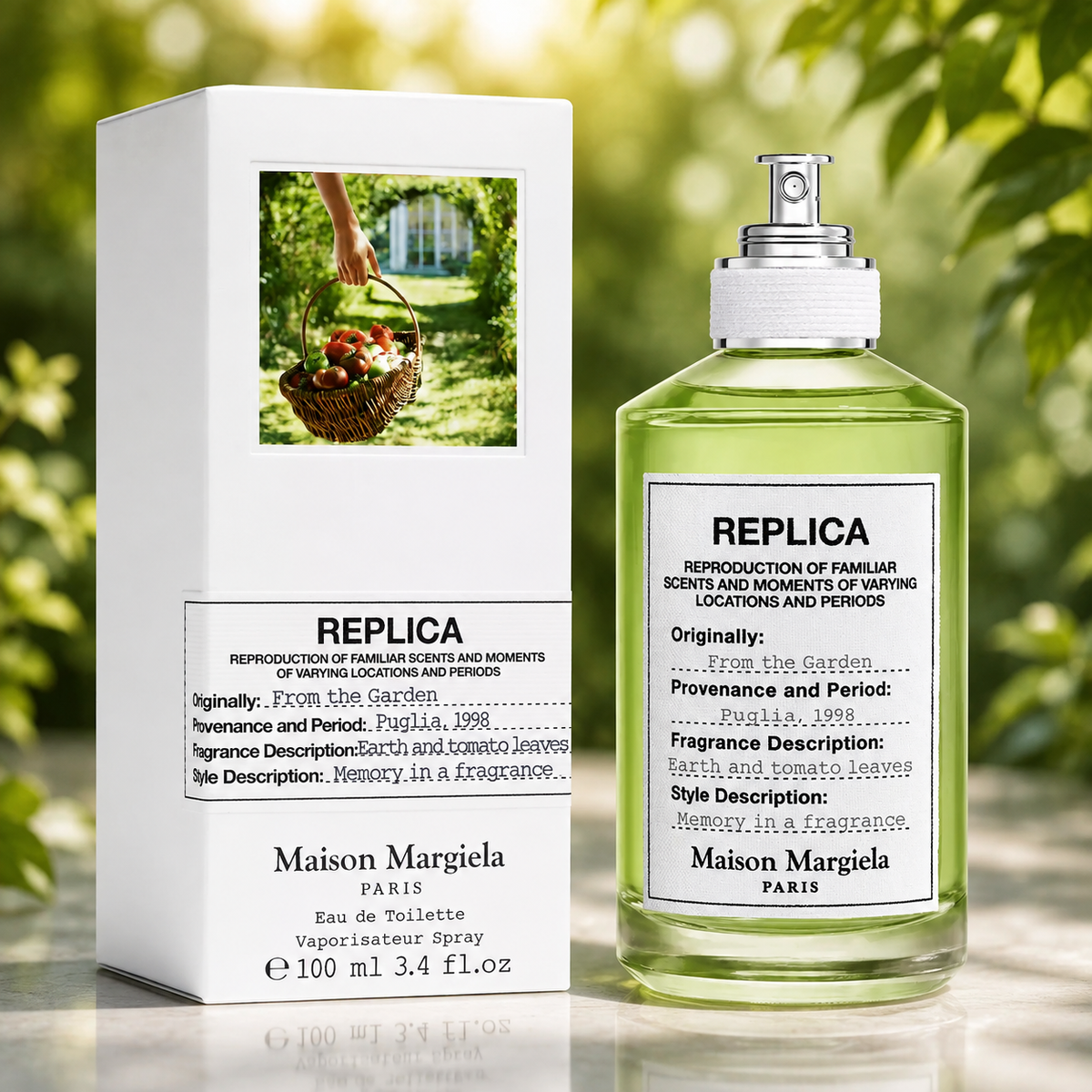 Maison Margiela REPLICA From the Garden Eau de Toilette Spray 100ml / 3.4oz – Sealed