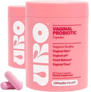 O Positiv URO Women's Probiotic Supplement Front Bottle