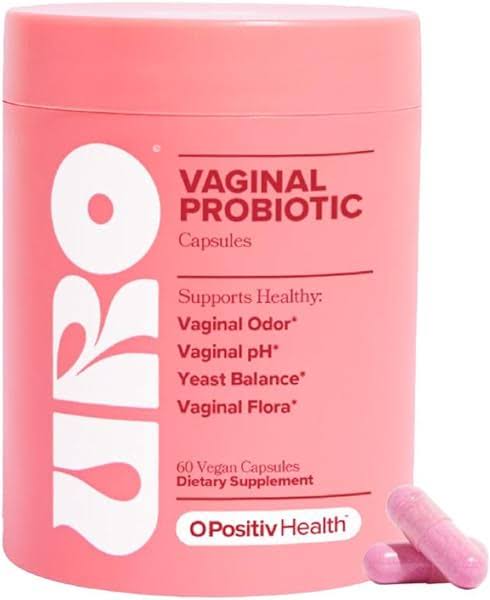 O Positiv URO pH Balance Vaginal Probiotics for Women – 60 Capsules