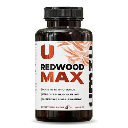 UMZU Redwood MAX 60 Capsules – Nitric Oxide, Blood Flow & Stamina Support