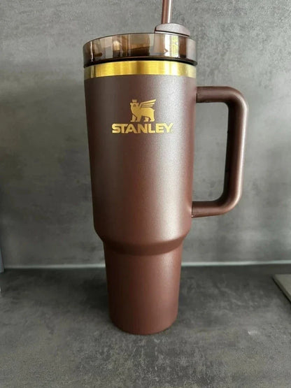 Stanley Chocolate Gold 40oz Quencher H2.0 FlowState Tumbler – Limited Edition
