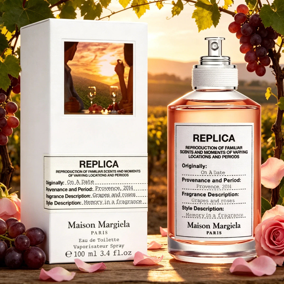 REPLICA On A Date by Maison Margiela Eau de Toilette 3.4 oz / 100ml Spray – Unisex